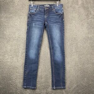 Reign Denim Jeans Slim Fit Dark Wash Cotton‎ Blend Size 5